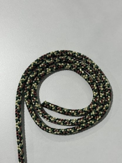 6mm 40m Double Braid Appaloosa Beige/Dark Green/Brown