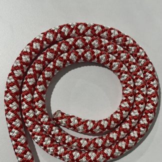 12mm 50m Double Braid Lattice White/Red