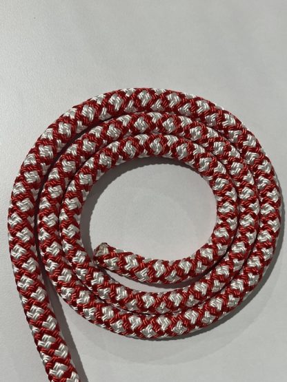 12mm 50m Double Braid Lattice White/Red