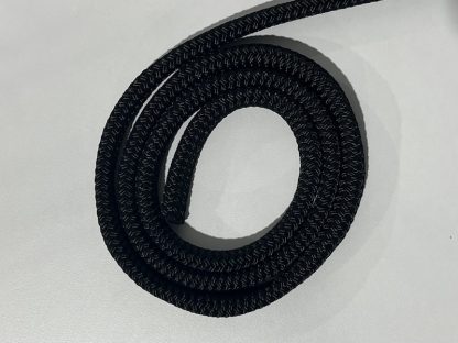 12mm 47m Equestrian Rein Rope Solid Black